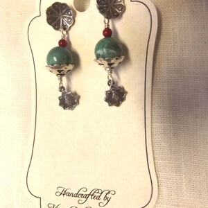 Catholic Southwest Design Earrings with Miraculous Medals