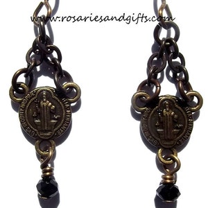 Sint-Benedictus katholieke oorbellen sieraden Sint-Benedictus erfstuk