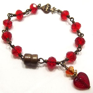 Sacred Heart Rosary Bracelet Catholic Jewelry Gift