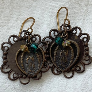Our Lady of Guadalupe Catholic Earrings