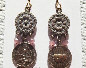 St. Joseph Catholic Earrings Jewelry Saint