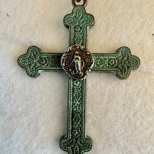 Medalla Milagrosa en Cruz Joyería Católica Virgen María
