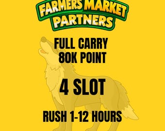 4 Slots - FARMERS MARKET Partners Monopoly GO Full Carry - Quick Respons