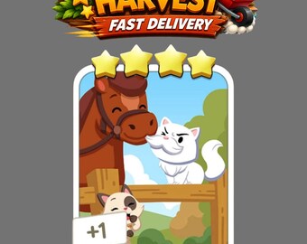 Juego de caballos Set 15 Pegatinas Monopoly_Go 4 estrellas - Álbum [Envío rápido]