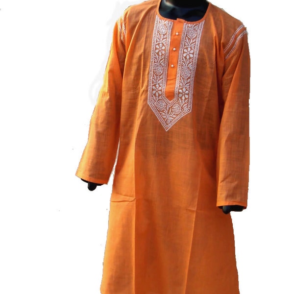 Gypsy clothing for man tunic shirt in Indian salwar kameez kurta pattern ethnic clothing gift ideas for him cotton bohemian wedding shirt