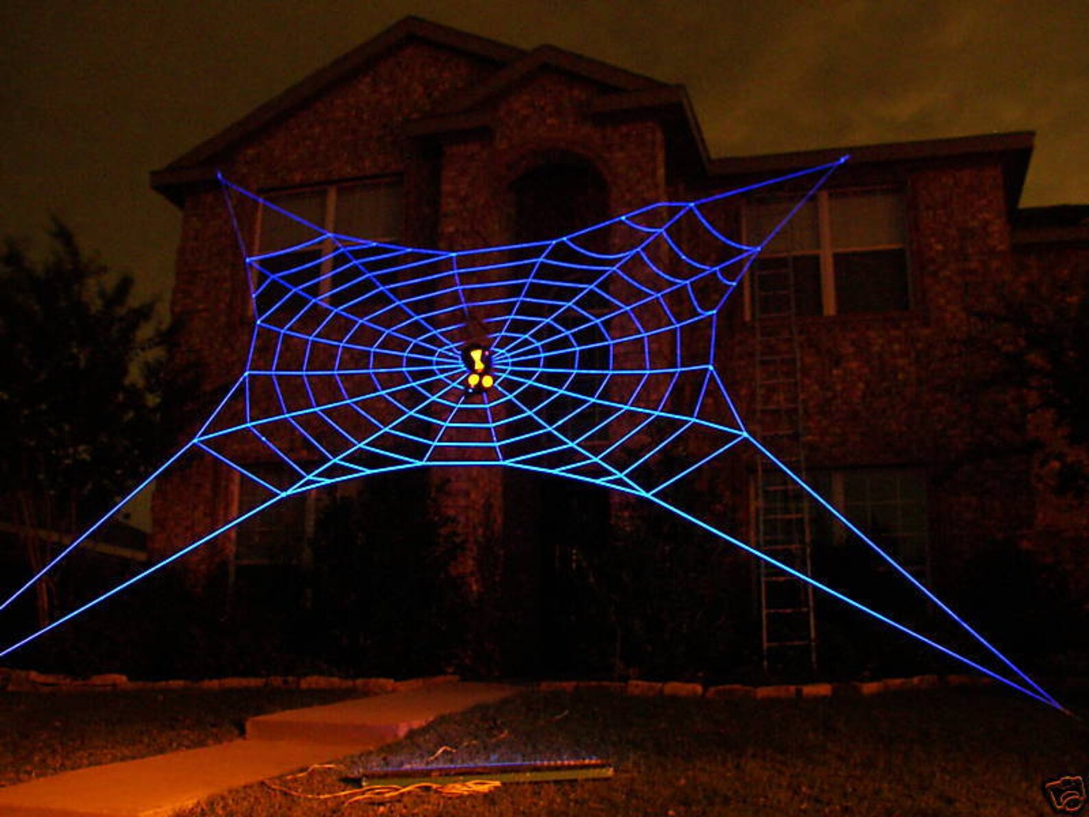 Spider Web Lights
 33 Ft ULTRA Glowweb Giant Halloween Spider Web House Prop Etsy