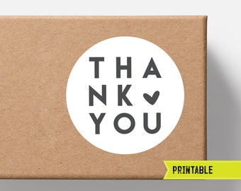 Printable Thank You Stickers, Shipping Stickers, Small Business Stickers, Package Stickers, Package Labels, Poshmark Thank You Stickers
