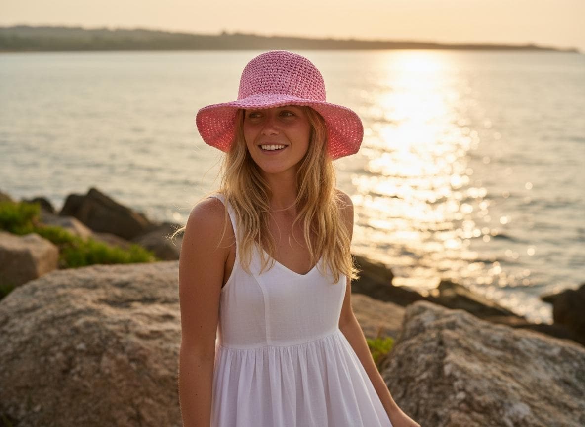 Crochet Sun Hat Pattern PDF, Easy Summer Hat Beginner Beach - Etsy