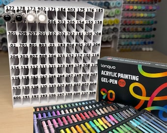 Storage Languo Acrylic Gel Pen PLUS Organizer | 90 Slot