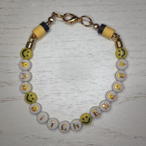 Bad Bitch Energy Beaded Bracelet positive affirmation