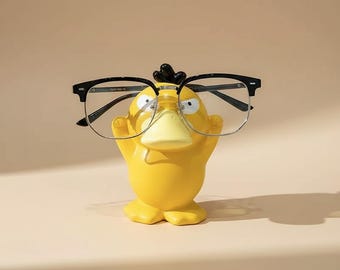 Funny Yellow Duck Eyeglass Holder, Desk Organizer, Office Accessory