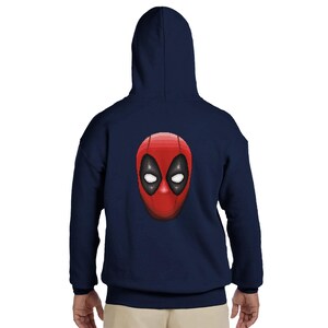 Sudadera con capucha de Deadpool - Sudadera con estampado de cómic "Mercenario Bocazas" - Regalo para él/ella imagen 4