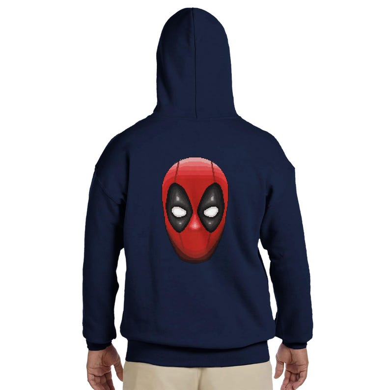 Sudadera con capucha de Deadpool - Sudadera con estampado de cómic "Mercenario Bocazas" - Regalo para él/ella imagen 4