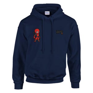 Sudadera con capucha de Deadpool - Sudadera con estampado de cómic "Mercenario Bocazas" - Regalo para él/ella imagen 7