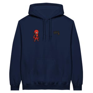 Sudadera con capucha de Deadpool - Sudadera con estampado de cómic "Mercenario Bocazas" - Regalo para él/ella imagen 5