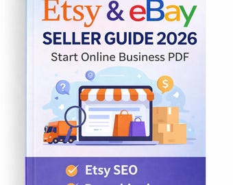Guía para vendedores de Etsy y eBay 2026, Negocios online en PDF, Dropshipping (Descarga digital)