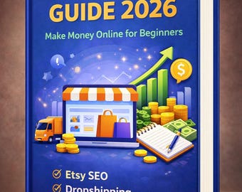 Libro electrónico sobre ingresos pasivos 2026: SEO para Etsy, Dropshipping, Guía de impresión bajo demanda (PDF)