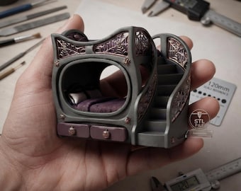 Gothic Halloween Bunk Bed STL File | 3D Printable Miniature Dollhouse Bunker Download