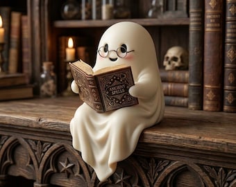 Halloween Ghost STL Bundle | 3D Printable Cute Ghost Skeleton Figurine Instant Download