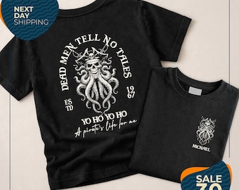 Custom Pirates of the Caribbean Shirt | Dead men tell no tales Yo ho Yo ho A Pirates life for me shirt | Disney Pirates vintage retro shirt