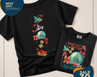 Comfort Colors® The Wonderful Wizard Shirt | No Place Like Las Vegas Shirt | Yellow Brick Road Tee | Wicked Off to See Wizard | Classic