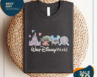 Walt Disneyworld Shirt | Disney World Shirt | Retro Walt Disney Shirt | Magic Kingdom Shirt | Disney Vacation Tee