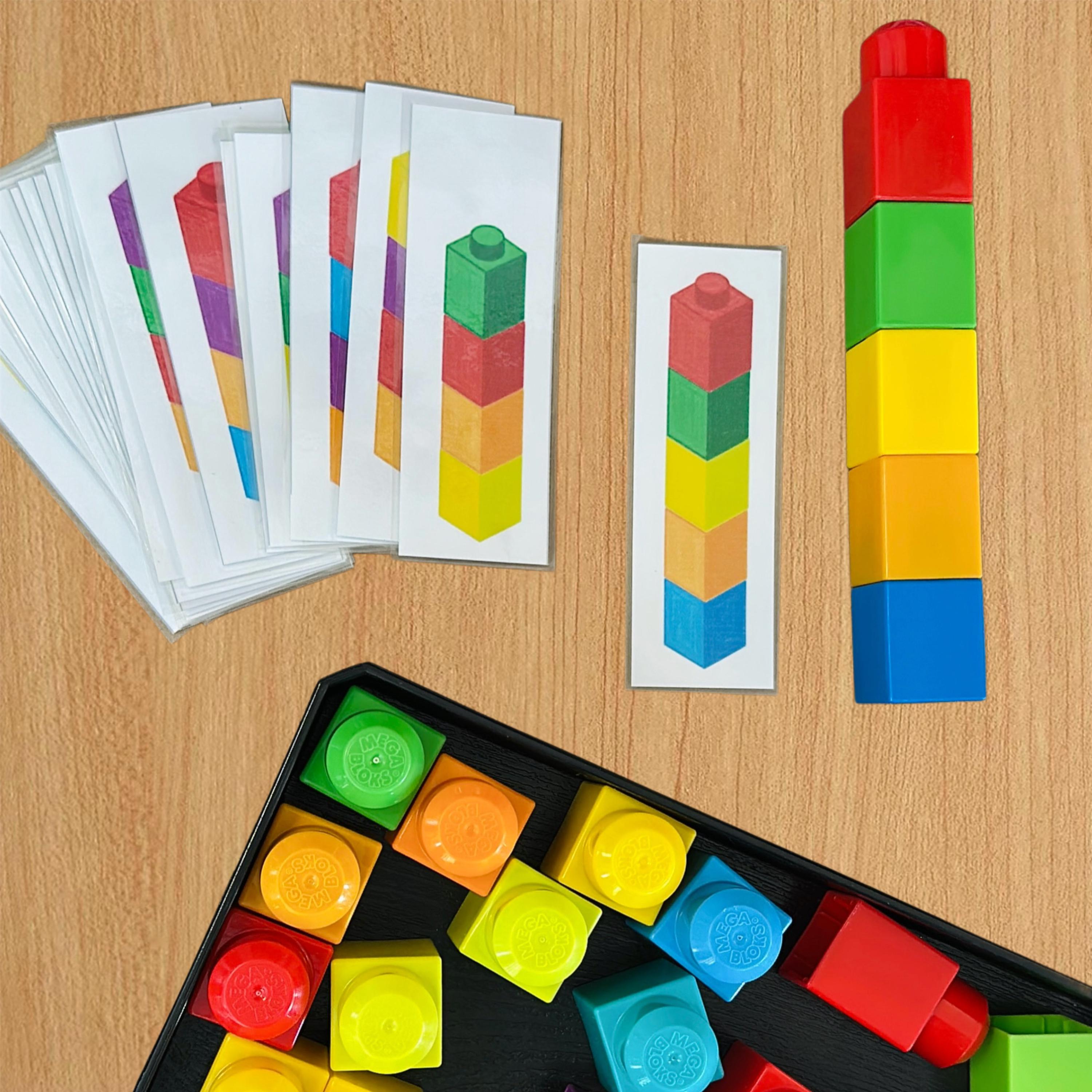 Patterns Blocks Matching Blocks Pattern Matching Activity, Educational Game, Homeschool Activity ...