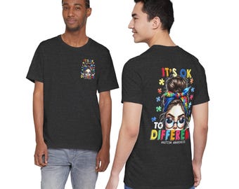 Autism Awareness Tee — "It'S Ok To Be Different" Graphic T-Shirt