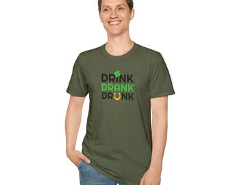 The "Drink Drank Drunk" St. Patrick's Day Party Tee