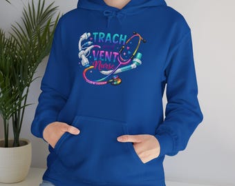 Trach And Vent Nurse Unisex Heavy Blend™ Hooded Sweatshirt