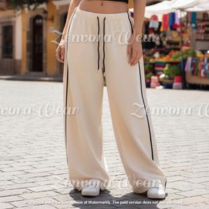 Boho Streetwear för kvinnor vardag | Plusstorlekar med vida ben