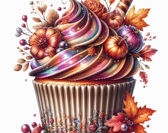 Cupcake autunnale 1 colore massimo