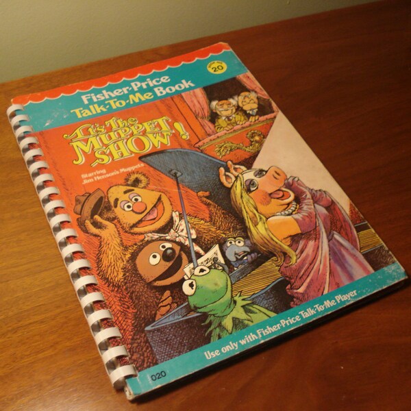 Vintage Fisher Price Talk-To-Me Book "It's The Muppet Show" Starring Jim Henson's Muppets