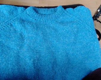 Medium Blue Crew Neck