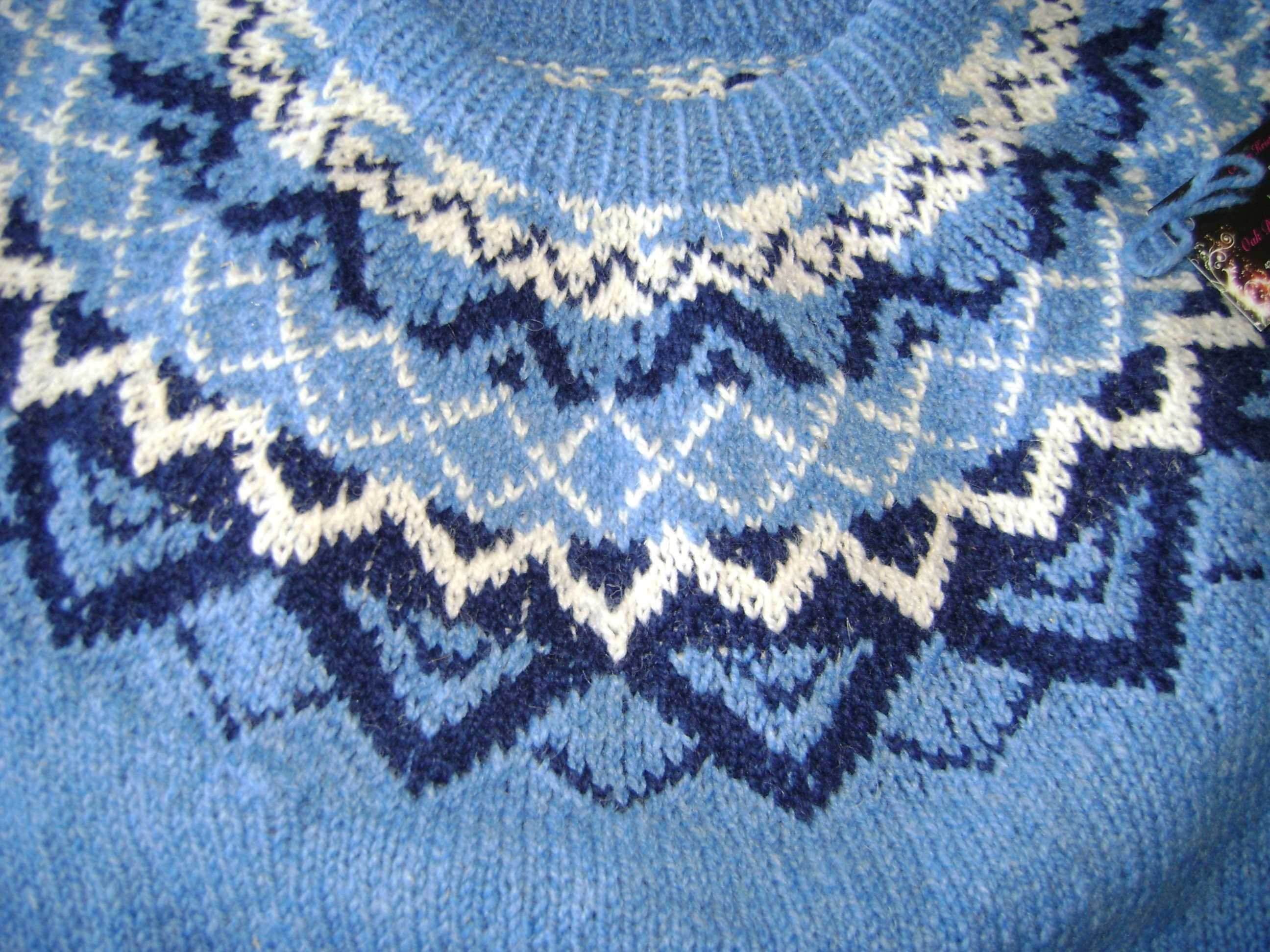 Fair Isle Scandinavian Wool Sweater | Etsy Canada
