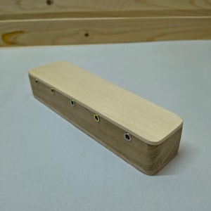 Tailor Clapper with Ventilation Holes – Sewing Press Tool – Quilting Clapper – Wooden Clapper with Metal Inserts – Professional Sewing Tool