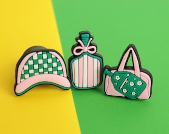 Pickleball Paddle Shoe Charms Compatible with Crocs, Athletic Gift