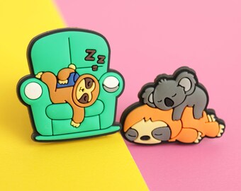 Sloth Shoe Charms, Animal Lover Gift, Clog Accessories