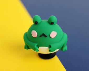 Frog Shoe Charm, Land and Sea Animal 3D Shoe Accessories