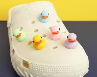 Rubber Duck Shoe Charms, 3D Jeep Ducking Accessories for Clogs