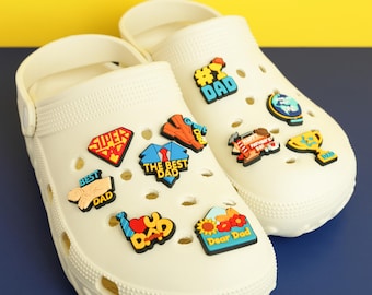 Dad Shoe Charms, Fathers Day Gift