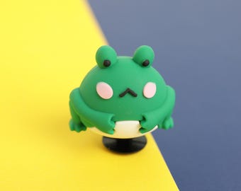 Frog Shoe Charms, Cute 3D Wildlife Accessories, Animal Lover Gift