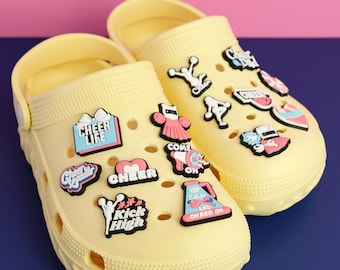 Cheerleading Shoe Charms for Clogs, Cheer Mom Shoe Clips, Cheer Coach Accessories, Cheer Dad Bag Charms