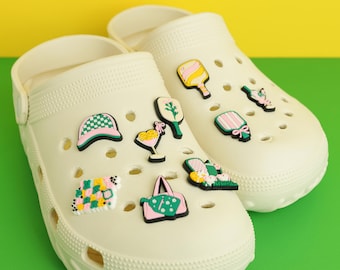 Pickleball Charms Compatible with Crocs, Gift for Pickleball Player
