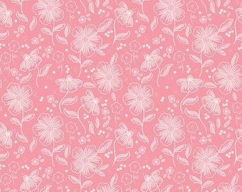 Sweet Pink Main - Pink - by My Minds Eye - 1/2 YARD