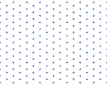 Delft Dynasty - Mini Foulard - White/Blue -1/2 Yard