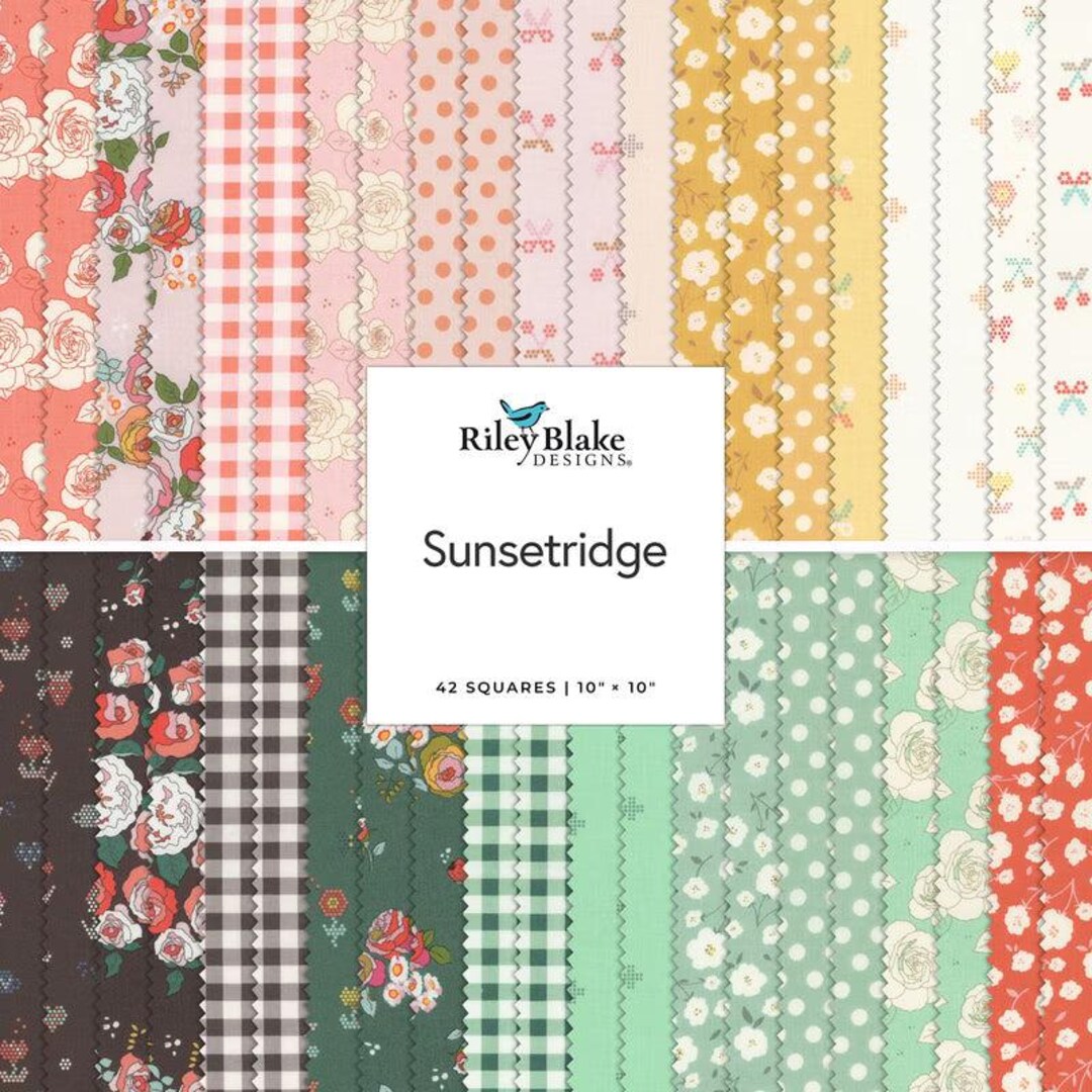 Sunsetridge 10" Stacker Minki Kim for Riley Blake Designs - Etsy