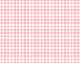 Sweet Pink Main - Gingham Pink - by My Minds Eye - 1/2 YARD