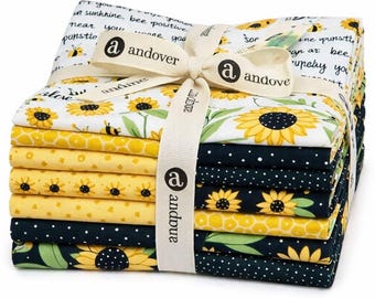 Sunny Honey by Amy Latta Sunny Fat Quarter Bundle 8 Piece