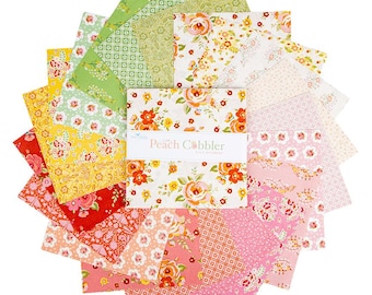 Peach Cobbler 10 Inch Stacker, 42 Pcs. by Lily Ashbury for Riley Blake Designs